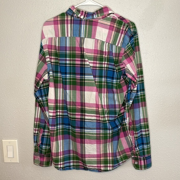 American Eagle Outfitters Men's Plaid Vintage Fit Button Front Top Size Medium - Picture 6 of 6